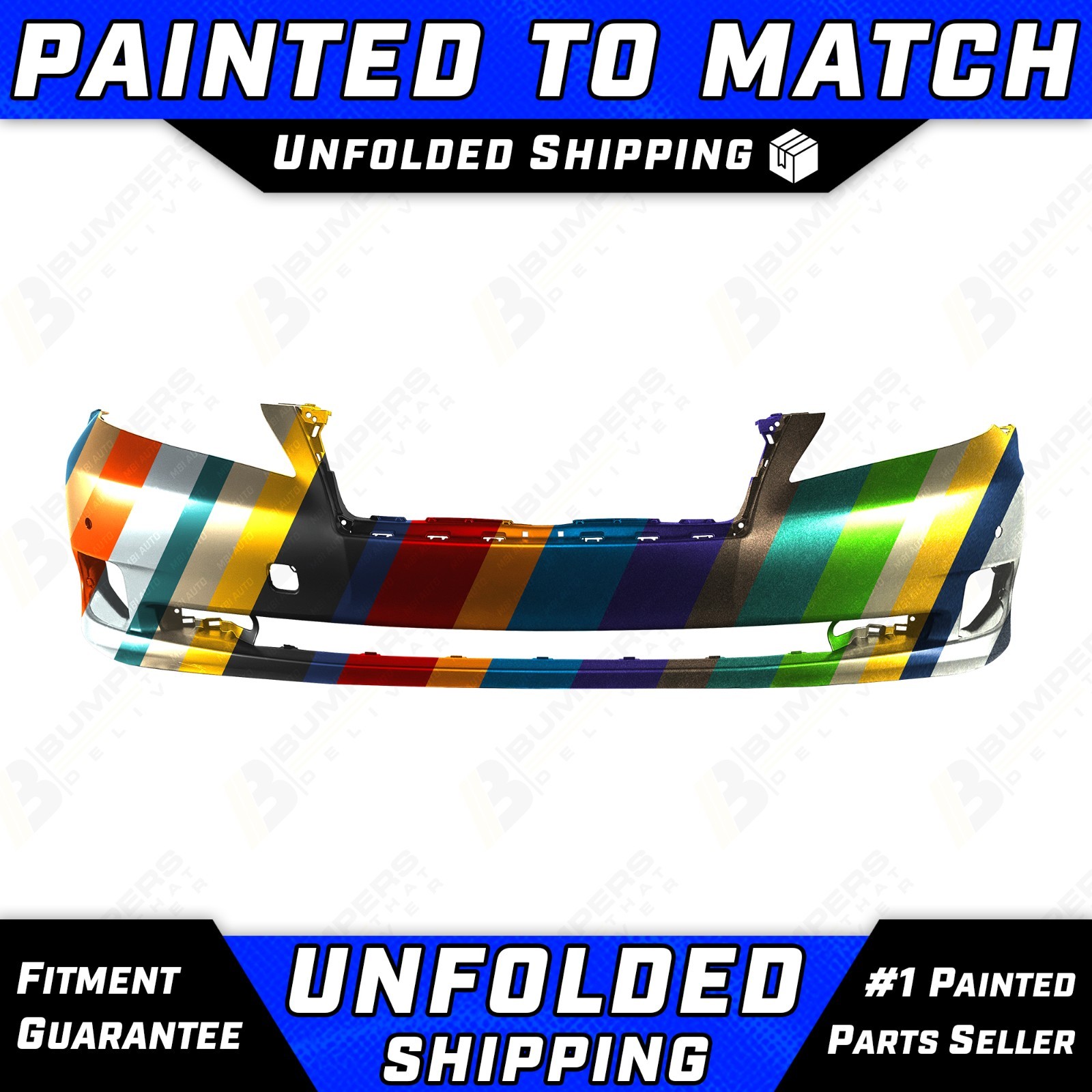 NEW Painted To Match Front Bumper Cover Replacement 2010-2012 Lexus ES350 w/Park