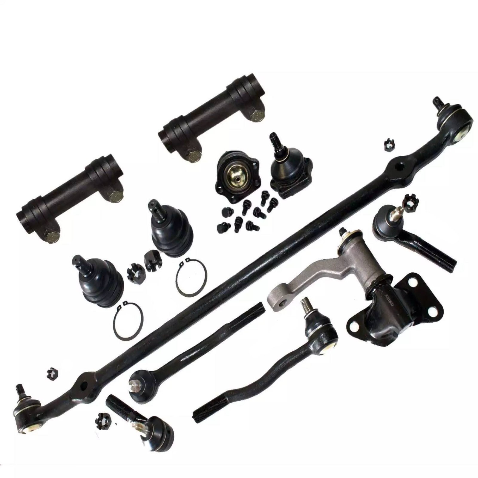12 pc Kit Tie Rod Ends Idler Arm Ball Joints For Nissan D21 Pickup 86-97 2WD 12 pc Kit Tie Rod Ends Idler Arm Ball Joints For Nissan D21 Pickup 86-97 2WD