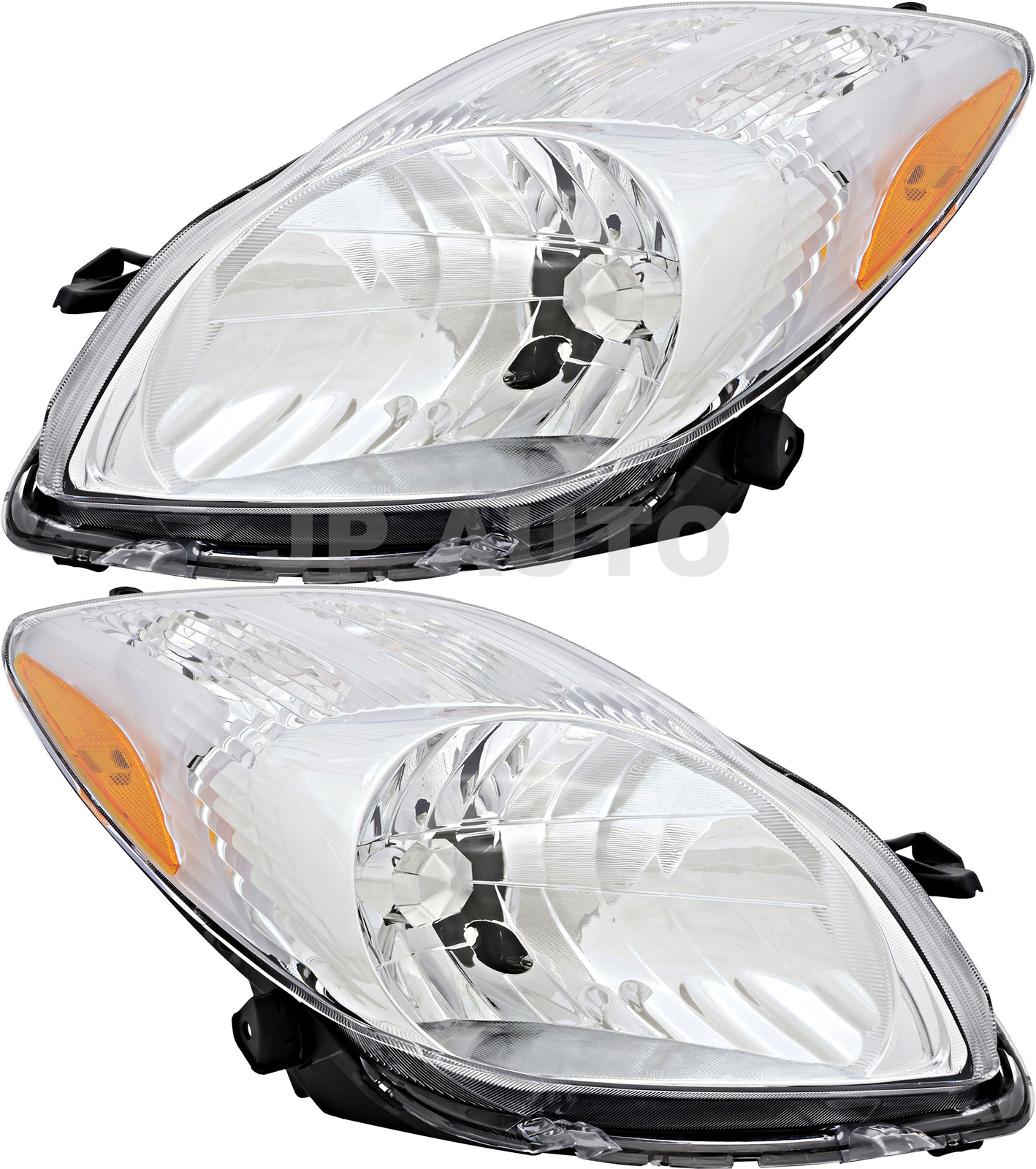 For 2009-2011 Toyota Yaris Hatchback Headlight Halogen Set Pair