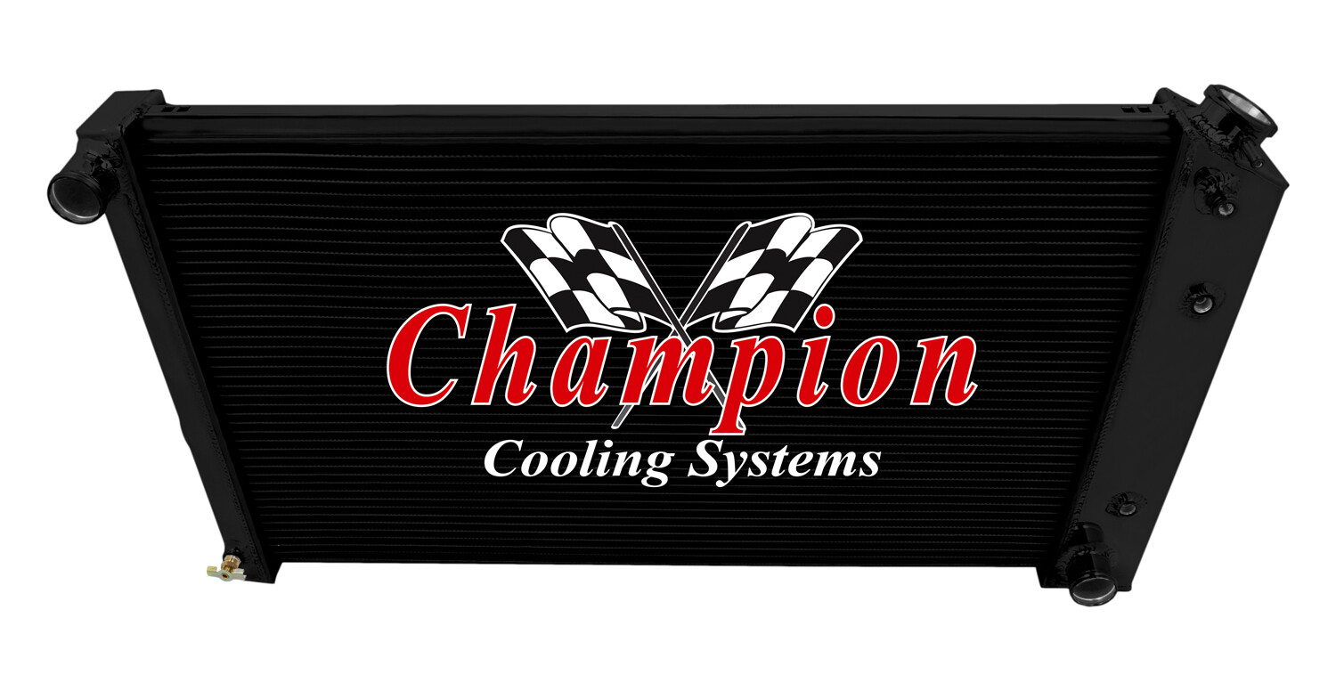 AR Champion 3 Row Black Finish Radiator 17