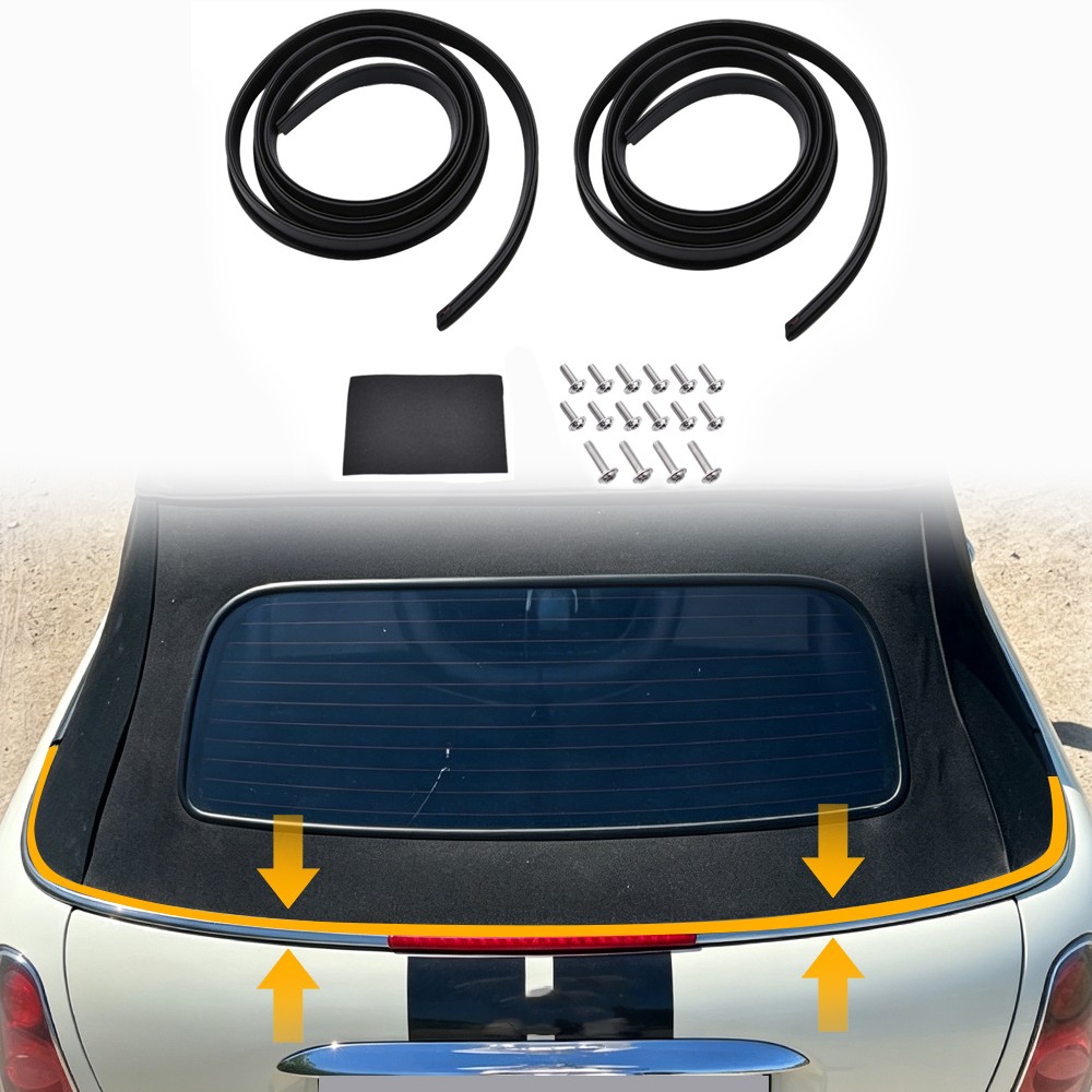 For Mini Cooper Convertible R52 R57 2004-2015 Roof Weather Seal Trim Repair Kit