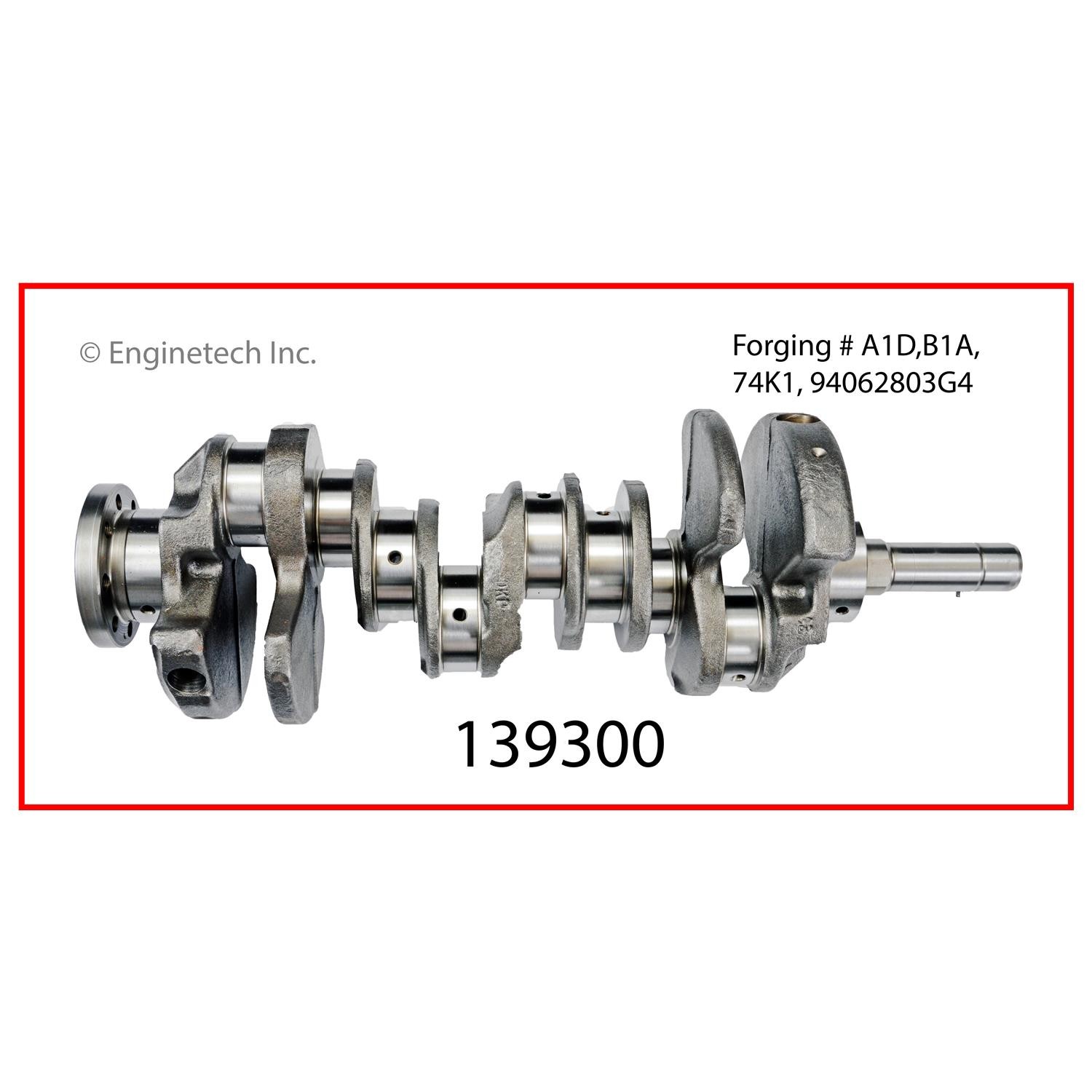 Crankshaft Kit w/ Bearings for 1998-2007 Chrysler Dodge 3.2L 3.5L SOHC V6