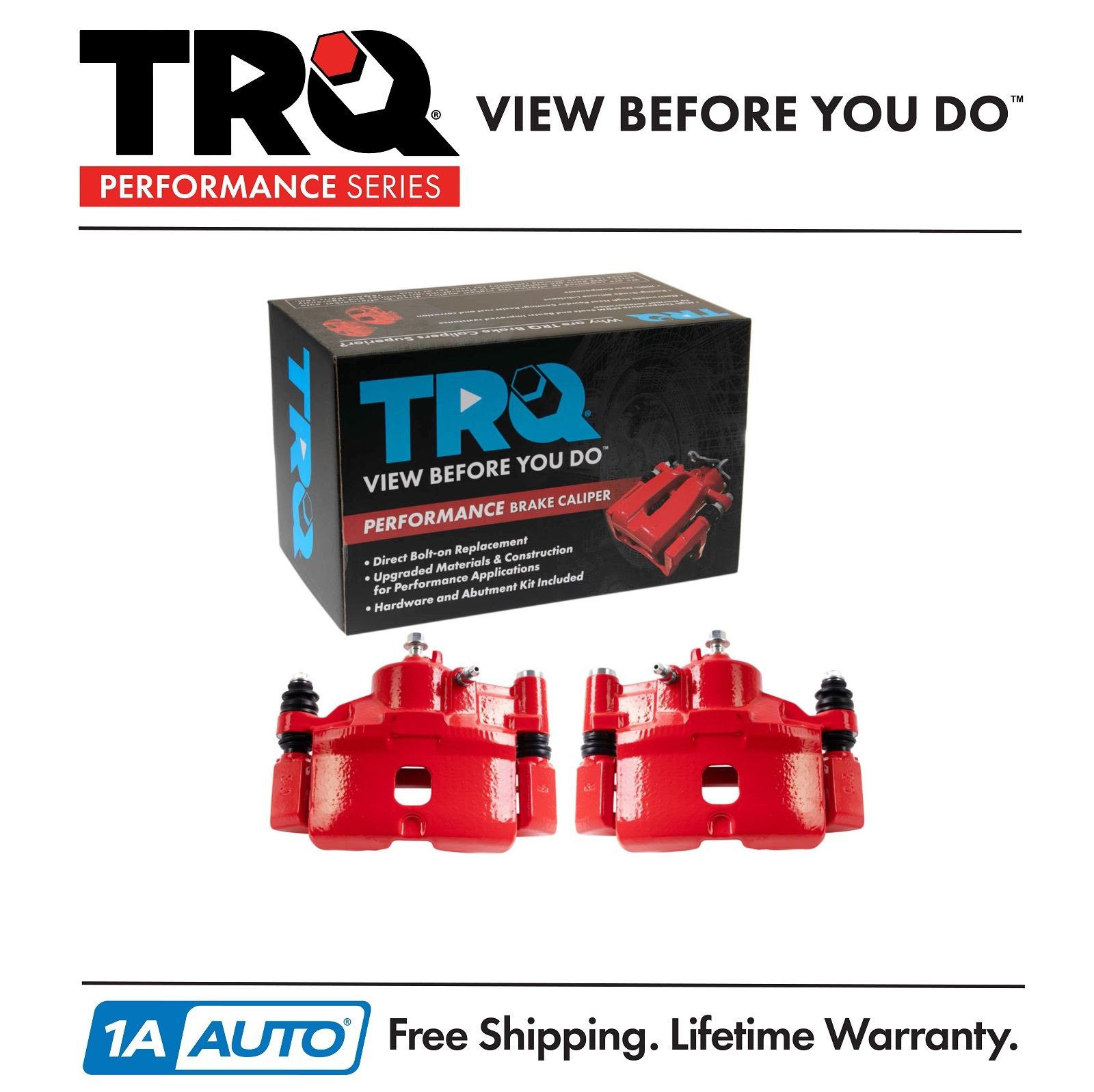 TRQ Performance Front Performance Brake Caliper Set Fits Honda