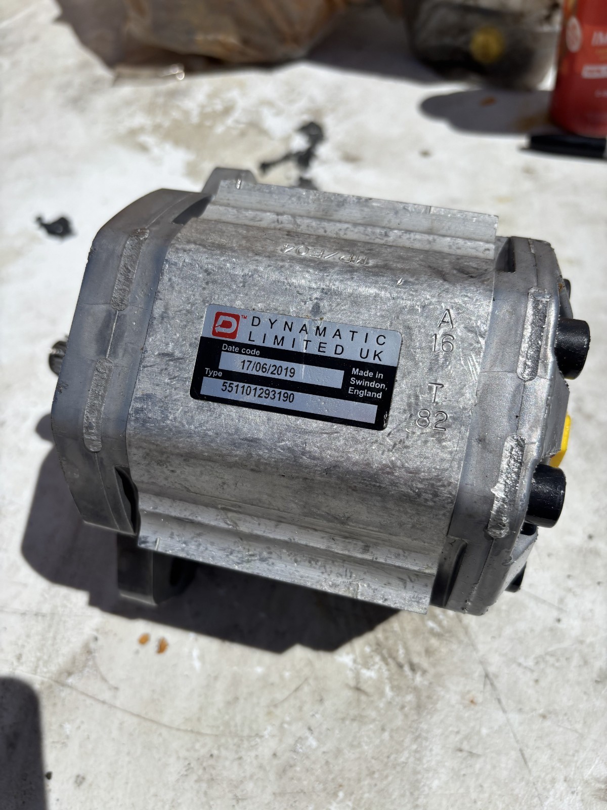 USED 551101295190 Genuine Dynamatic Limited UK Hydraulic Fan Motor ASM