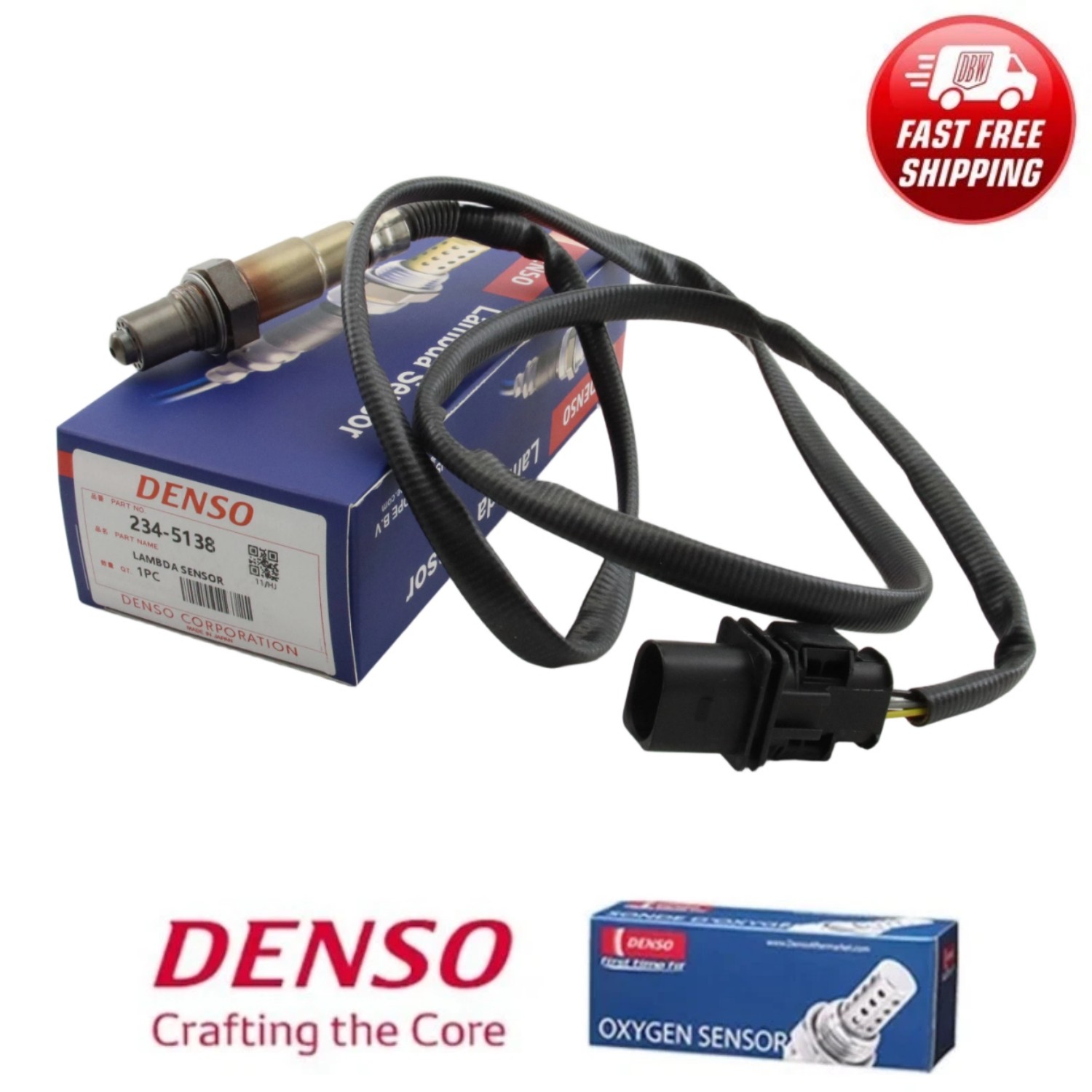 DENSO 234-5138 Upstream Oxygen Sensor for BMW 07-13 328I 07-08 328XI 330I 330XI