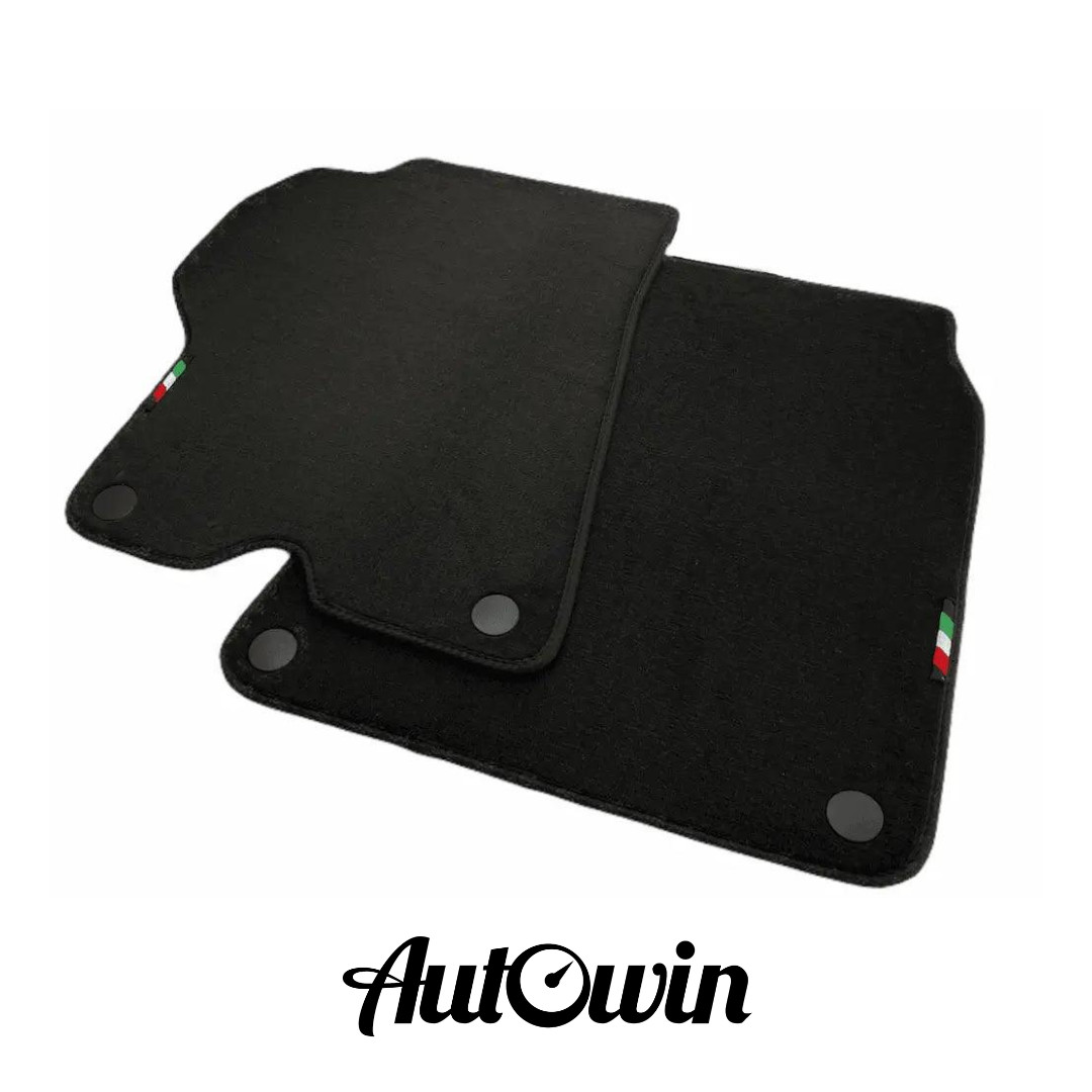 AutoWin Brand Black Floor Mats for Ferrari California | Italian Edition