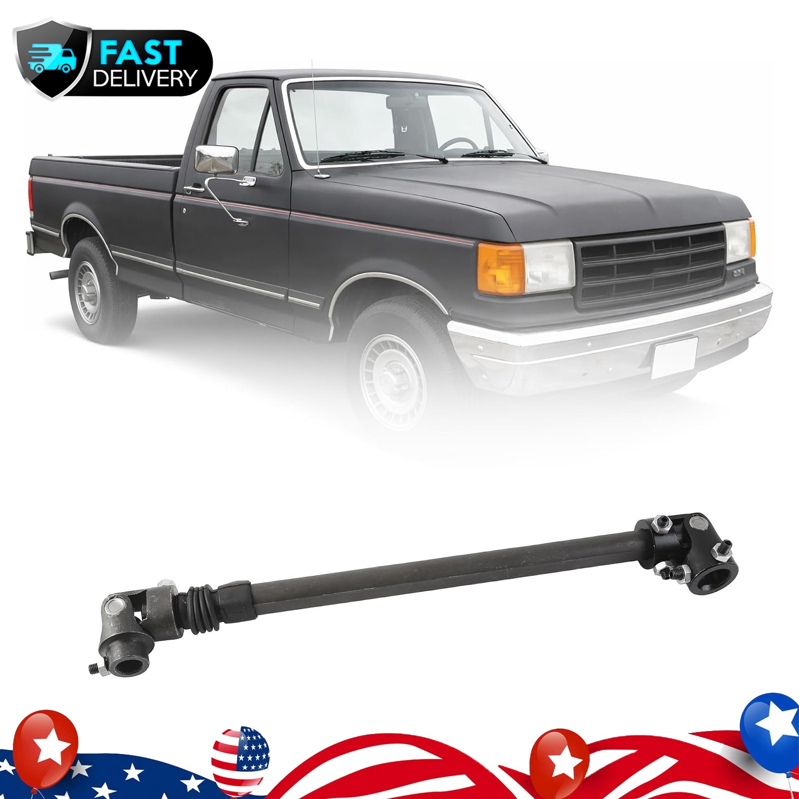 For 1980-1991 Ford Bronco F-150 F-250 F-350 Telescoping Steering Shaft 000980