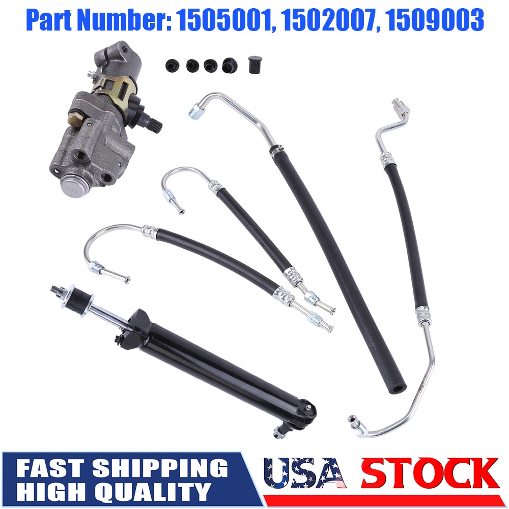 For 1963-1979 Corvette Small Block Steering Valve Cylinder Ram Hose Kit 1505001