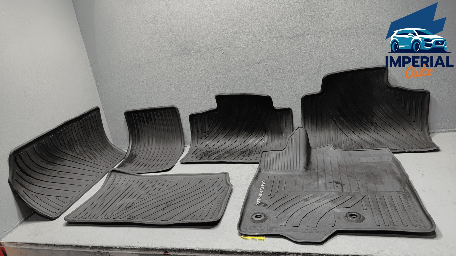 2013-2021 Toyota Sienna Floor All Weather Rubber Mat Cover OEM *Set of 6*