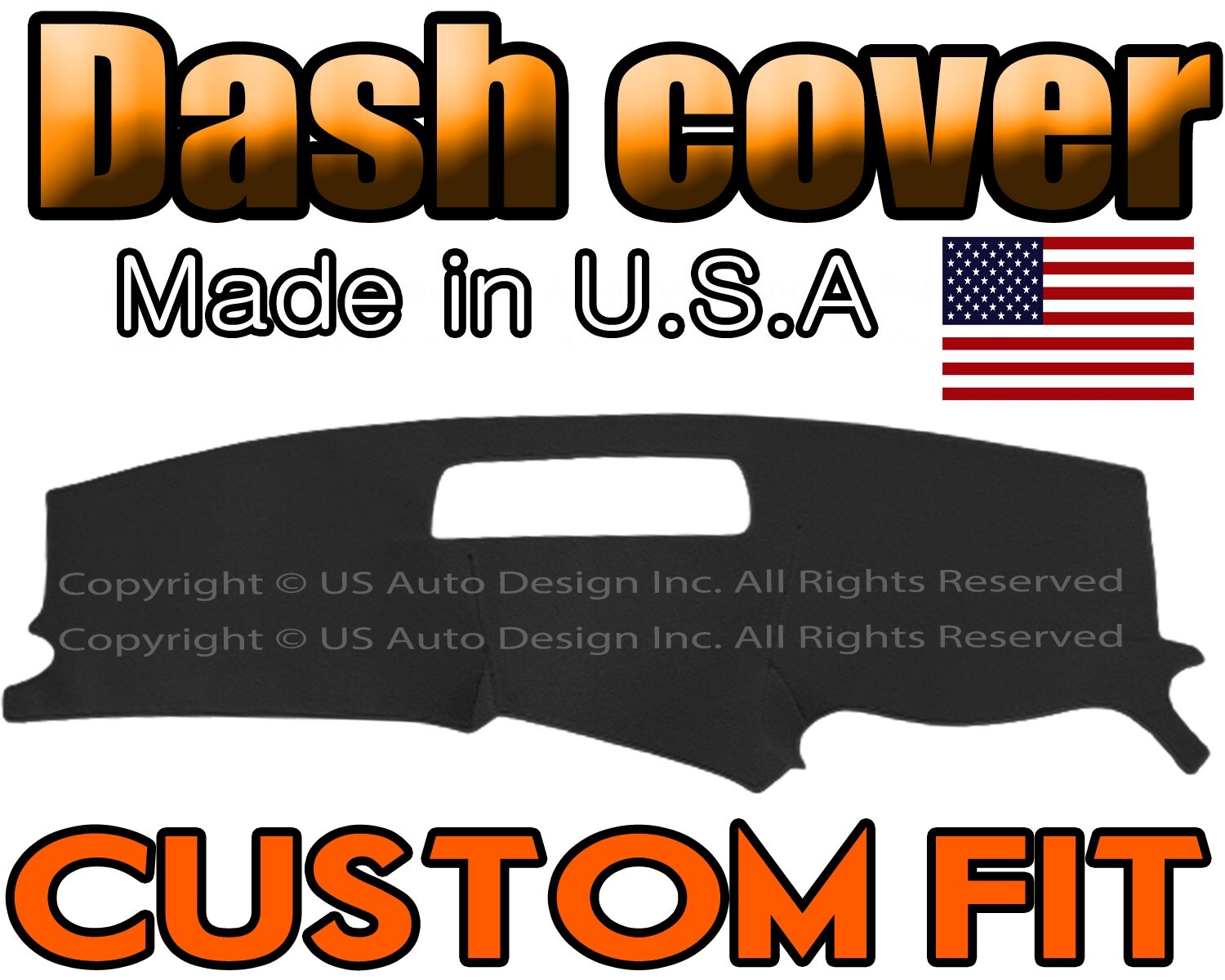fits 1996-2003  GMC SAFARI  VAN  DASH COVER MAT DASHBOARD PAD  /  BLACK