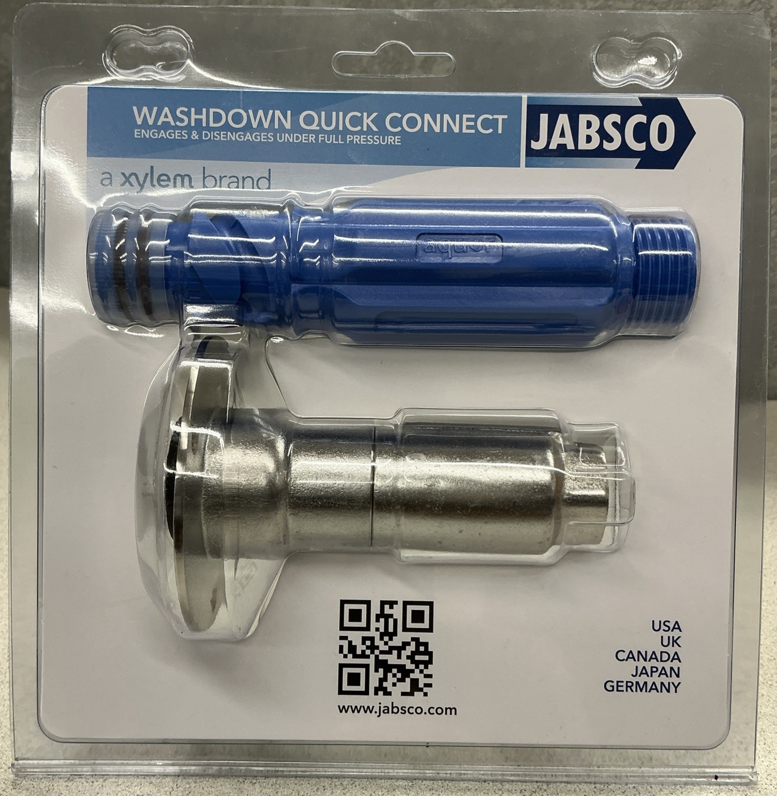 Jabsco 31911-0000, Marine Stainless Steel Washdown Quick Connect Valve*