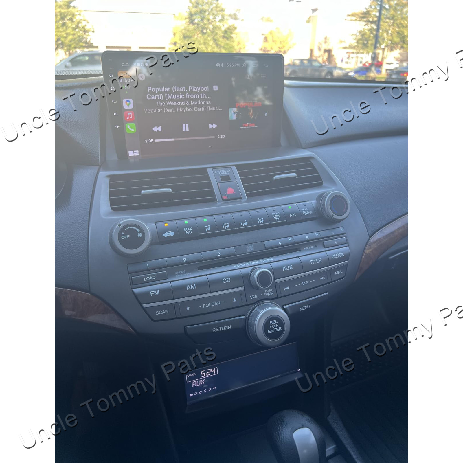 Para Honda Accord 8th 2008-13 Android Carplay Estéreo Radio GPS