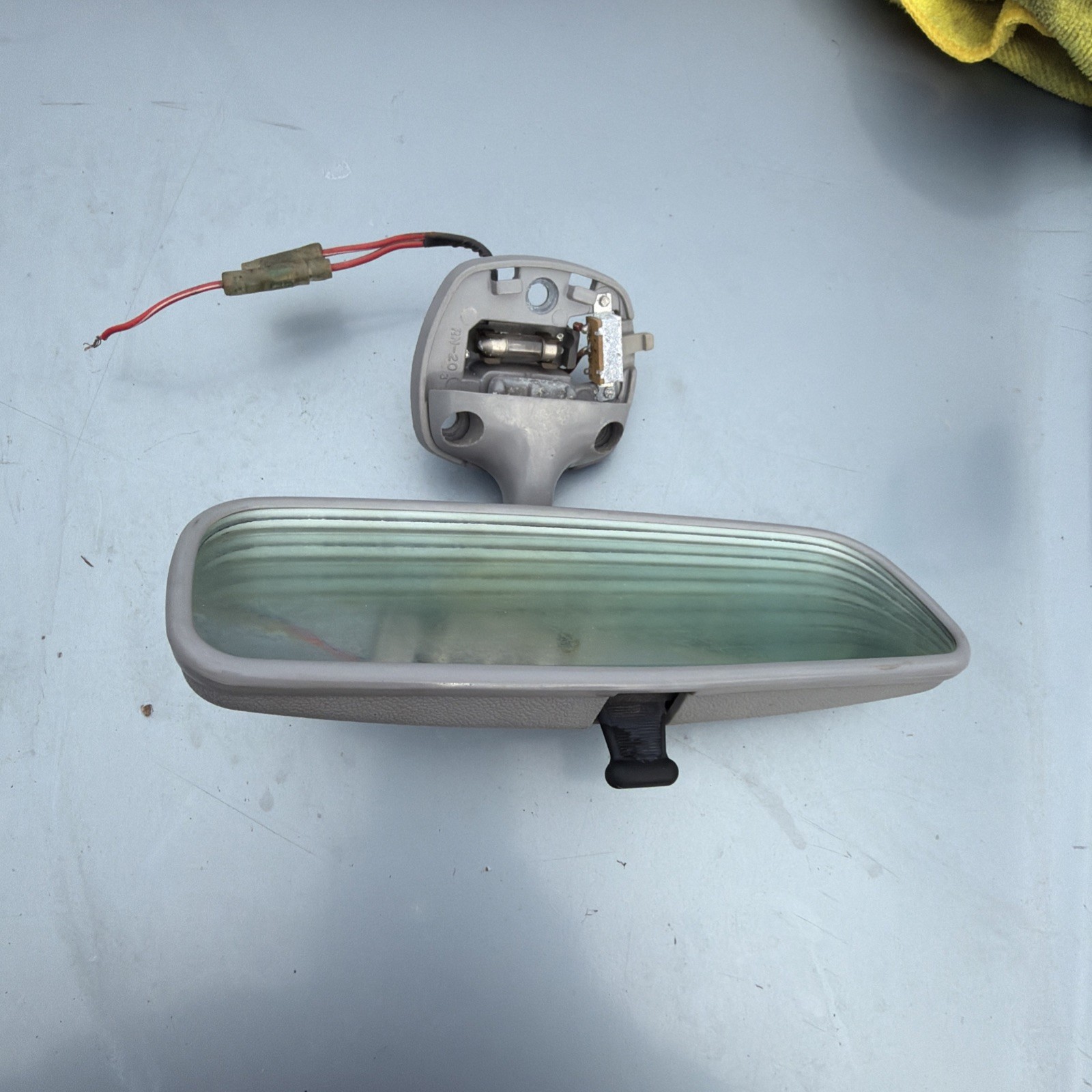 1979-1983 Toyota Pickup Oem Rear View Mirror Grey 1979-1983 Toyota Pickup Oem Rear View Mirror Grey