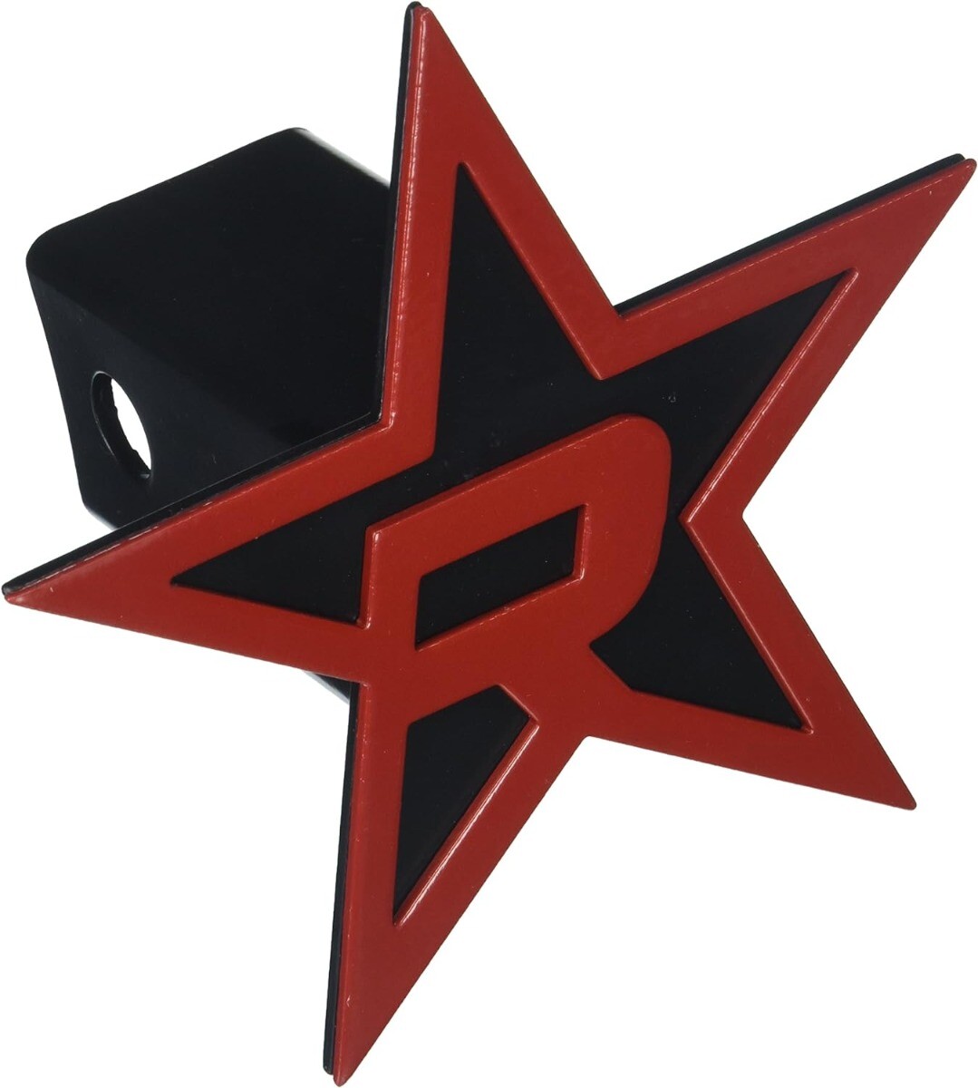 Tow Trailer Hitch Cover Red Star RBP Logo CNC Aluminum 2\ Tow Trailer Hitch Cover Red Star RBP Logo CNC Aluminum 2\