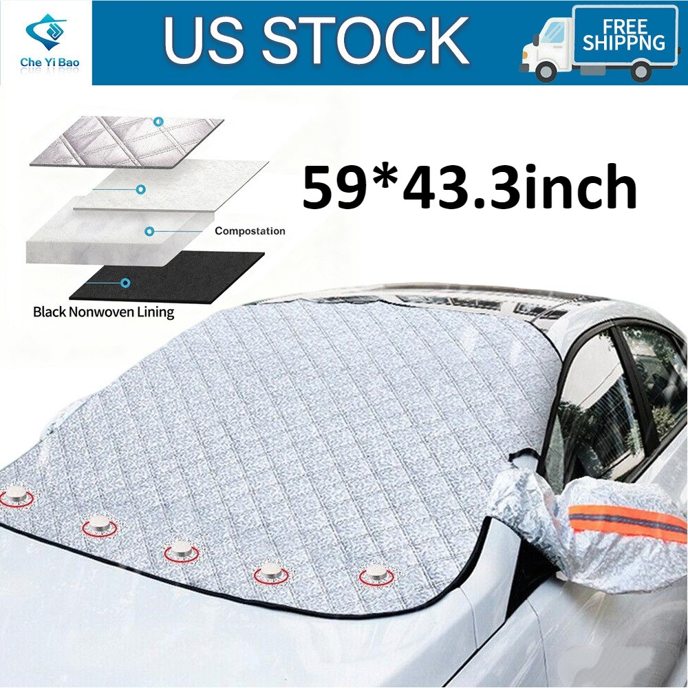 Car Windshield Cover - Sun Shade & Snow Protector, Waterproof All-Season Guard Car Windshield Cover - Sun Shade & Snow Protector, Waterproof All-Season Guard