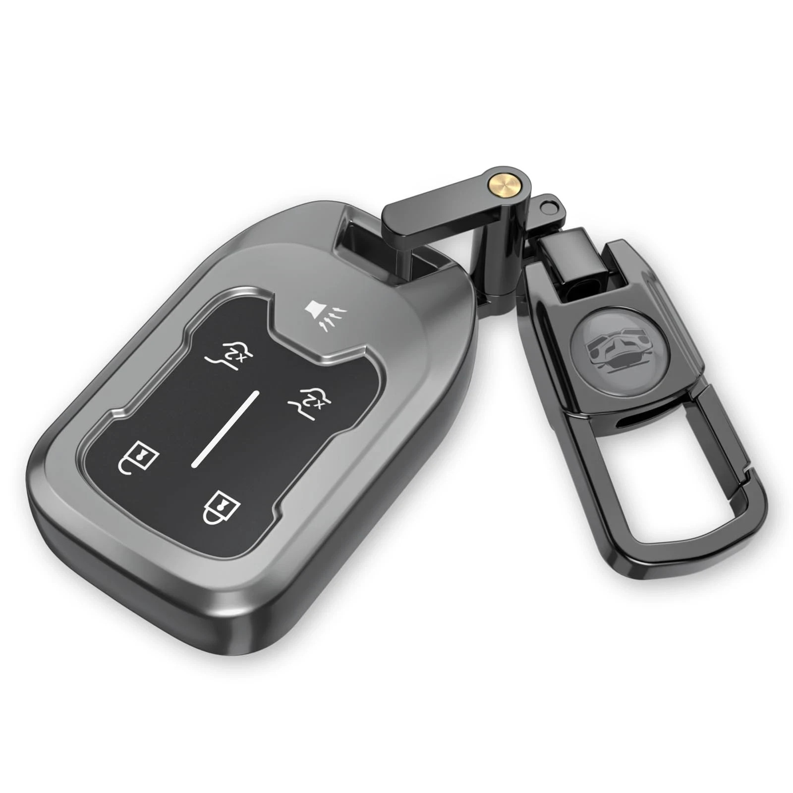 Key Fob Cover Keychain for 2019-2023 Chevy GMC Models - Durable Protection