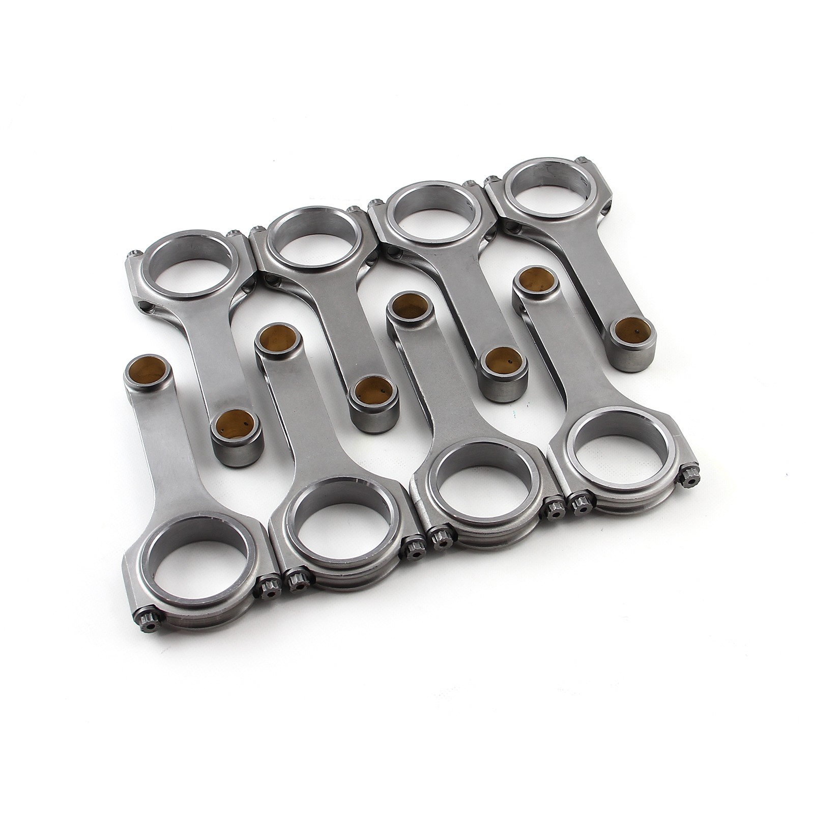 H Beam 6.760 2.375 .990 Bronze Bush 4340 Connecting Rods Mopar BB 440 H Beam 6.760 2.375 .990 Bronze Bush 4340 Connecting Rods Mopar BB 440