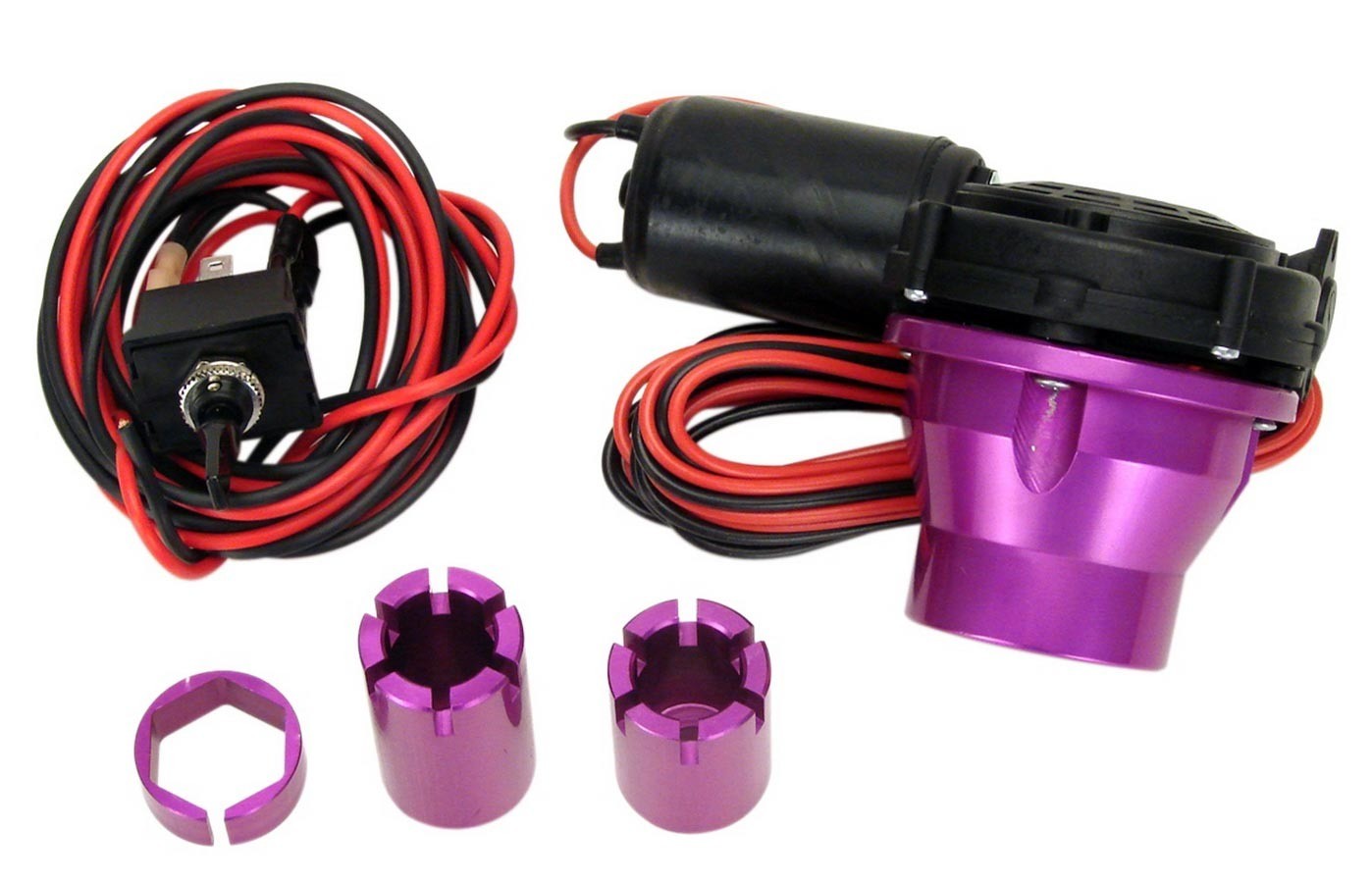 ZEX 82009 Nitrous Oxide Bottle Valve Remote Opener Purple Anodized 10#