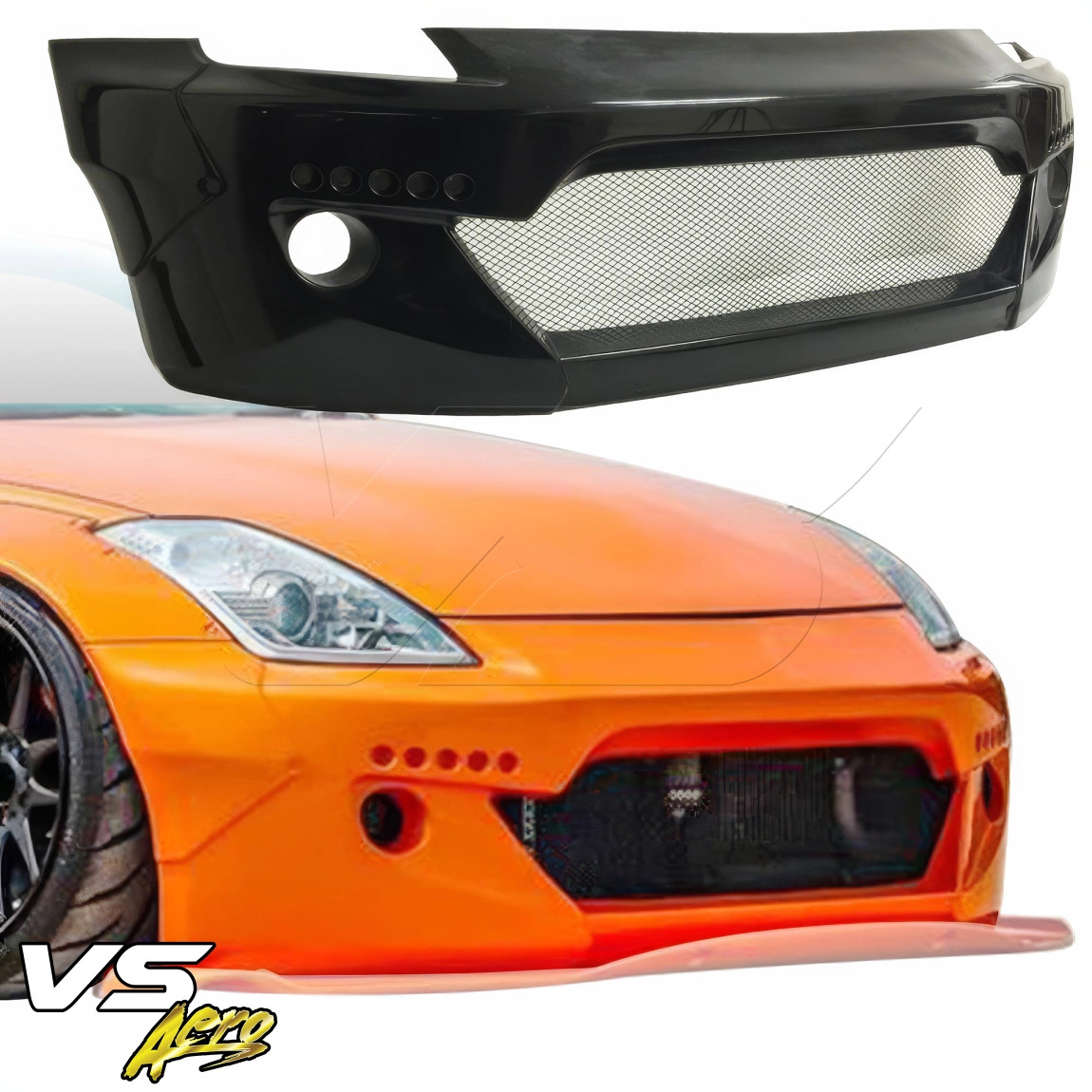 VSaero FRP TKYO Wide Body Front Bumper (Z33) for 350Z Nissan 03-08 vsaeropart_1
