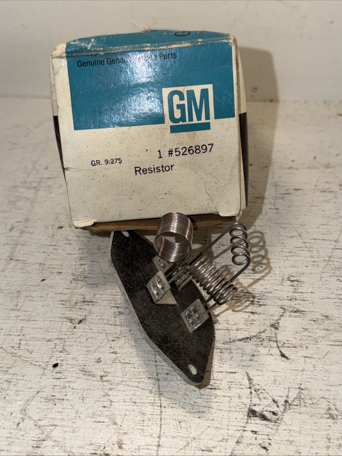 NOS OEM GM 526897 Air Conditioning Blower Motor Resistor 3 Speed 1984-96 Corvett